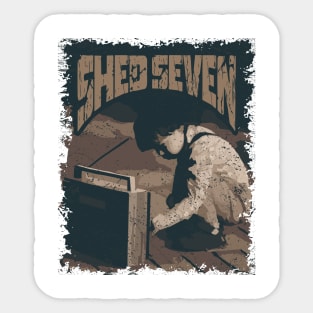 Shed Seven Vintage Radio Sticker